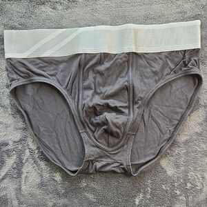 Black Briefs with Full Coverage and Stretchy Fabric